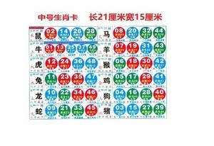 2023全年十二生肖卡六合彩波色对照表香港台湾澳门参考资料数字图
