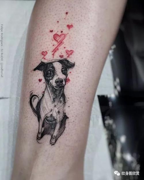 十二生肖纹身狗纹身图案