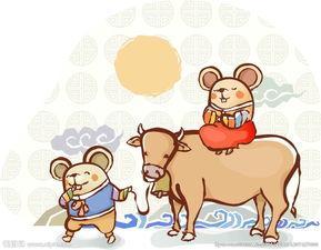 老鼠骑在牛背上生肖老鼠的简笔画小老鼠的梦想